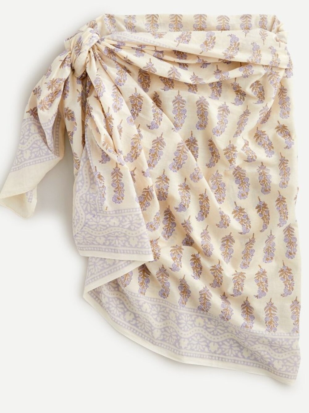 SZ Blockprints™ for J.Crew sarong-scarf. Excellent condition. 75" L x 43" W.
